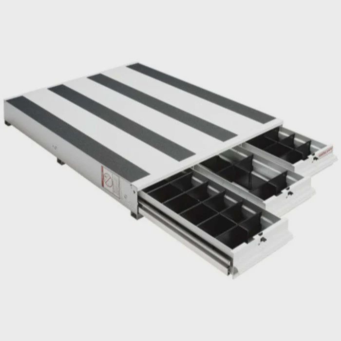 317-3 Weather Guard Itemizer 317-3 Drawer Box White Aluminum 49X36X6.75