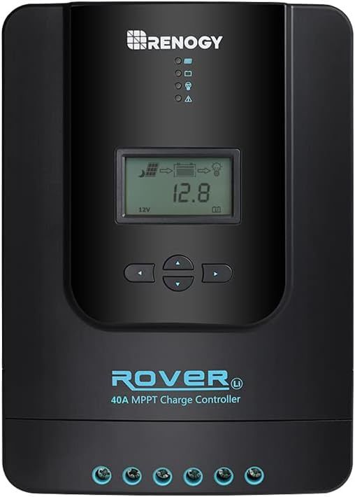RNG-CTRL-RVR40-G2-CA Renogy Rover 40 Amp 12V/24V DC Input MPPT Solar Charge Controller