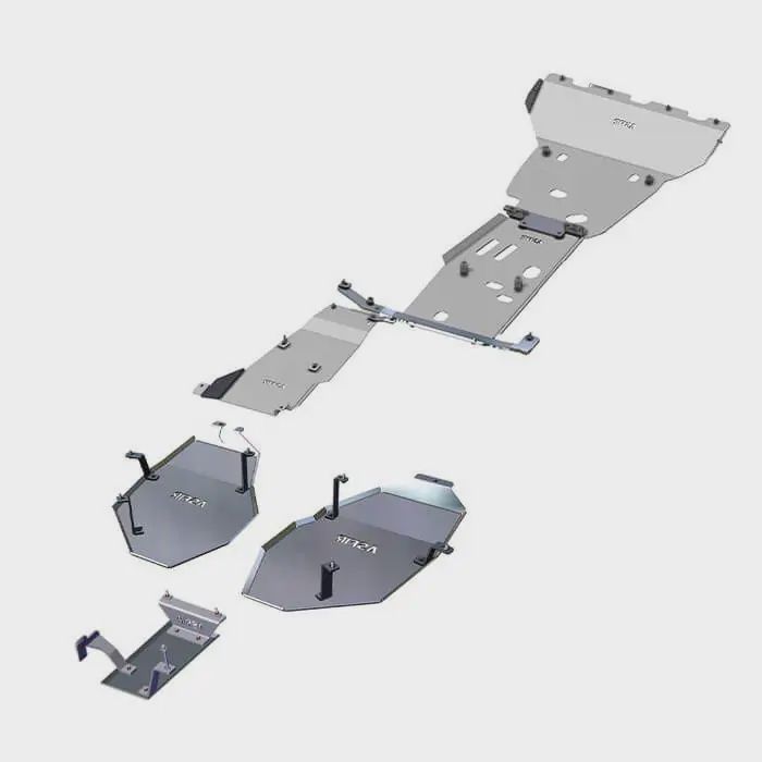 542160B Jeep Grand Cherokee Full Skid Plate Kit (5 Pcs)