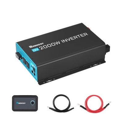 R-INVT-PGH1-20111S-G3-CA 2000W 12V Pure Sine Wave Inverter with Power Saving Mode