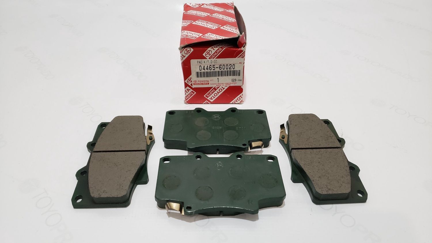 04465-60020, Pad Set, Front Disc, Land Cruiser 80, 81 FRONT
