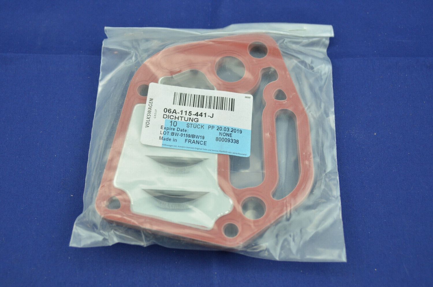 06A 115 441J, Oil Filter Adapter Gasket