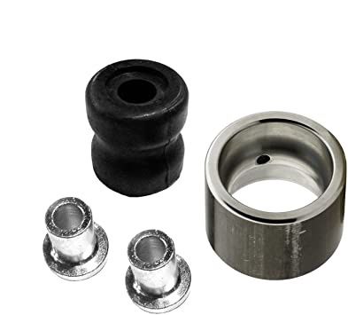 RE3764 Rubicon Express Super-Ride PTMEG 2 Inch OD X 1.5 Inch Weld in Bushing Kit (Black)