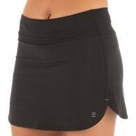 Womens Bamboo-Lined Breeze Skort (Black)