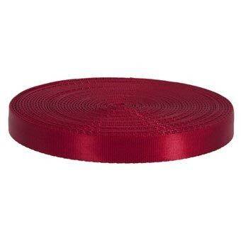 Cypher Webbing Tubular Nylon, Color: Red, Size: 1&quot; 30 ft