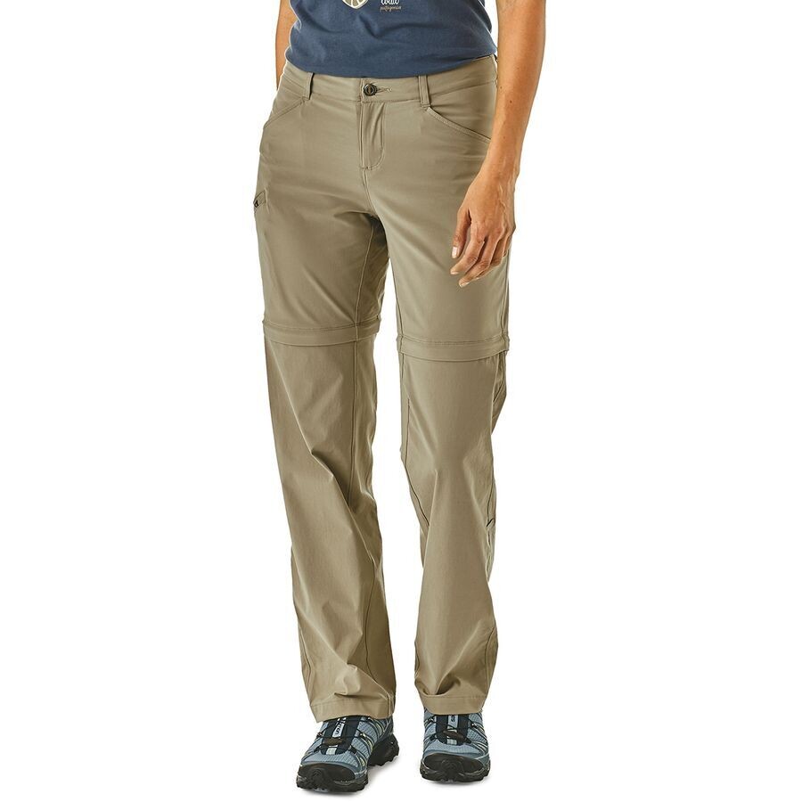 Patagonia W&#39;s Quandary Convertable Pants - Regular, Color: Shale (SHLE), Size: 2