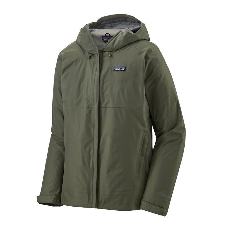 Patagonia M&#39;s Torrentshell 3L Jacket, Color: Industrial Green (INDG), Size: S