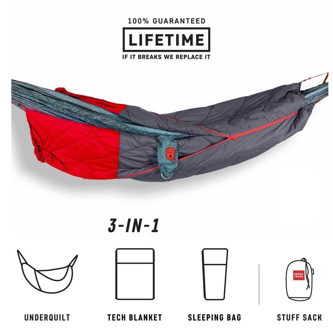 Grand Trunk 360 ThermaQuilt, Color: Red/Charcoal