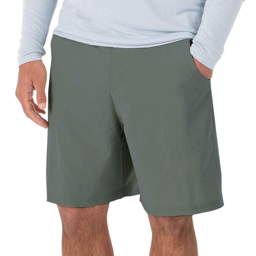Free Fly M's Hybrid Shorts 7.5", Color: Glades Green, Size: 30