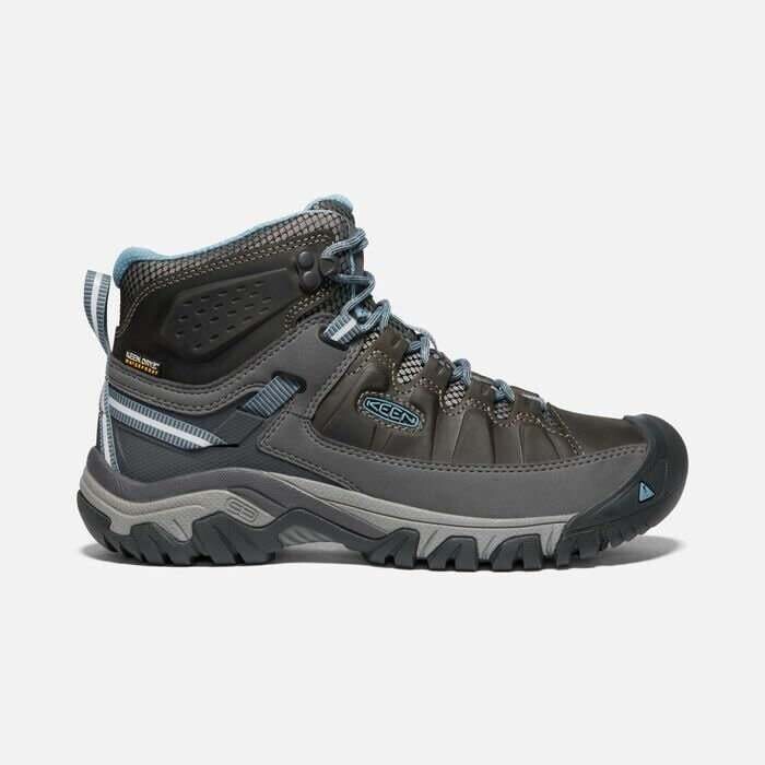 Keen Women&#39;s Targhee III Waterproof Mid, Color: Magnet/Atlantic Blue, Size: 6.5