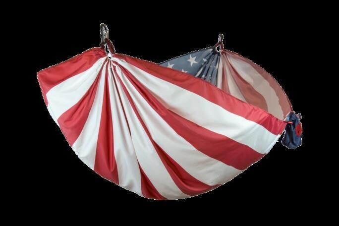 GrandTrunk USA Flag Single Hammock