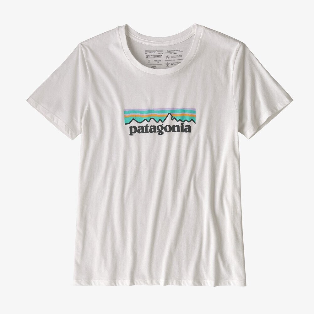 Patagonia W&#39;s Pastel P-6 Logo Organic Cotton Crew T-Shirt