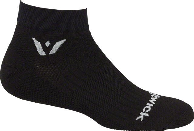 Swiftwick Aspire One Socks:  Black M (1 inch)