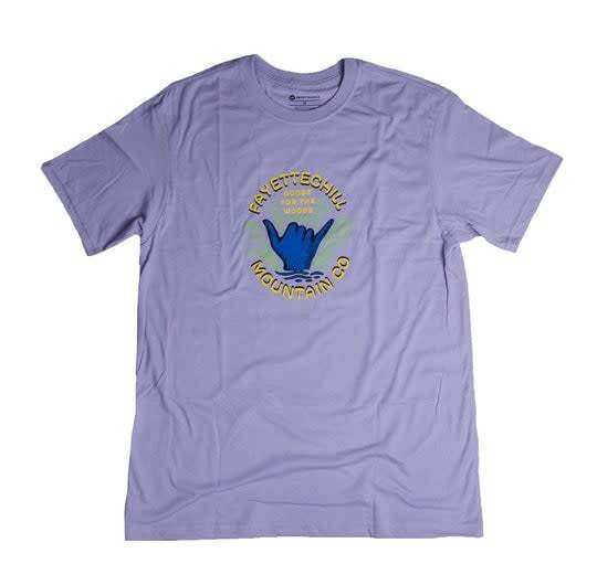 Fayettechill Shaka T-Shirt , Color: Heather Lilac, Size: S