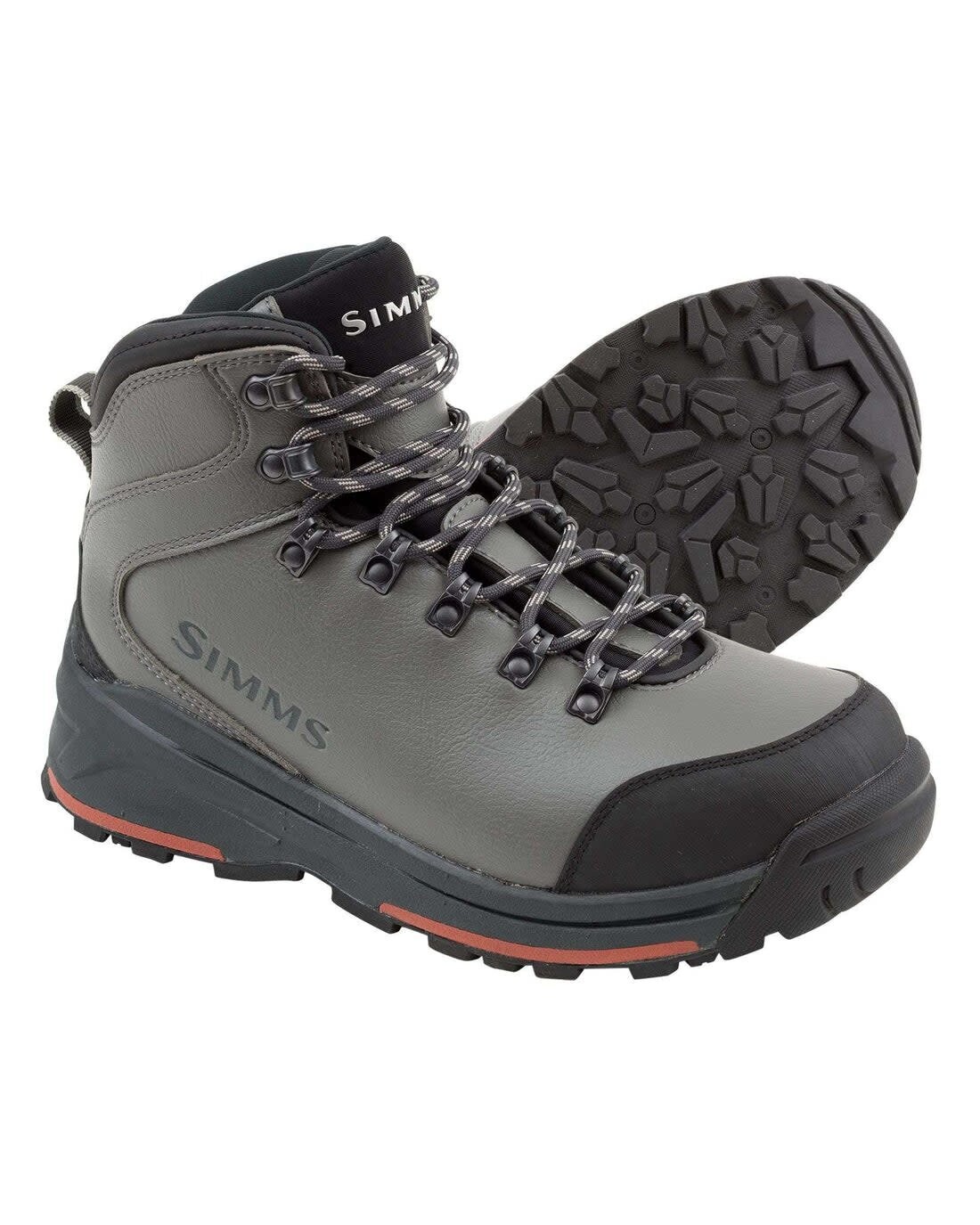 Simm&#39;s W&#39;s Freestone Wading Boots - Rubber Sole, Color: Gunmetal, Size: 8