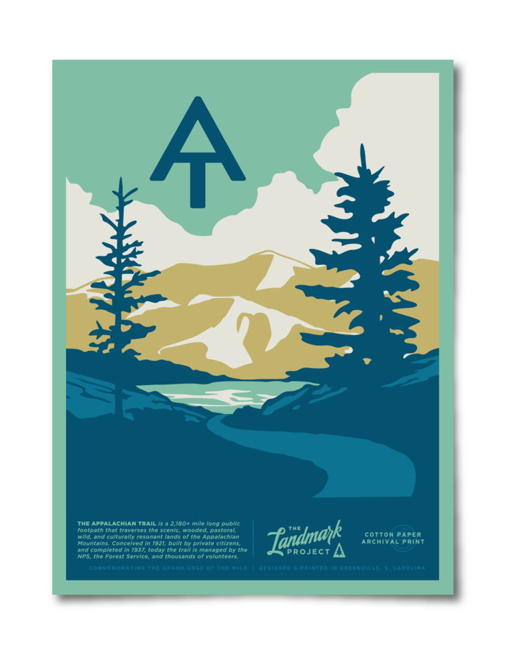 The Landmark Project - Poster, Color: Appalachian Trail