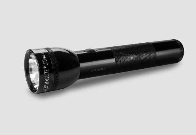 Maglite, LED, 2-cell D, Blk