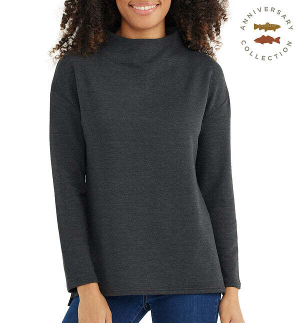 Free Fly W&#39;s Bamboo Thermal Fleece Mockneck