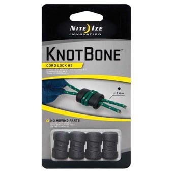 NiteIze KnotBone #3 CORD LOCK 4 PK