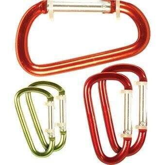 Carabiner 8cm (Assorted Colors)
