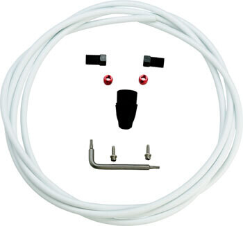 Avid/SRAM White Hydraulic 2 Meter Hose Kit, Fits Code, Elixir3, Juicy3, LevelT, Level, Guide RE