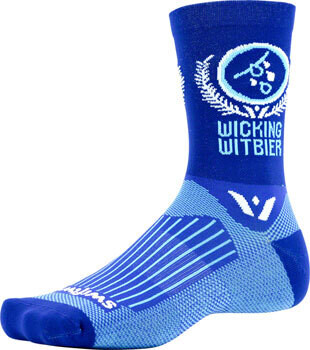 Swiftwick Vision Five Beer Series Socks - 5 inch, Wicking Witbier, Small/Medium