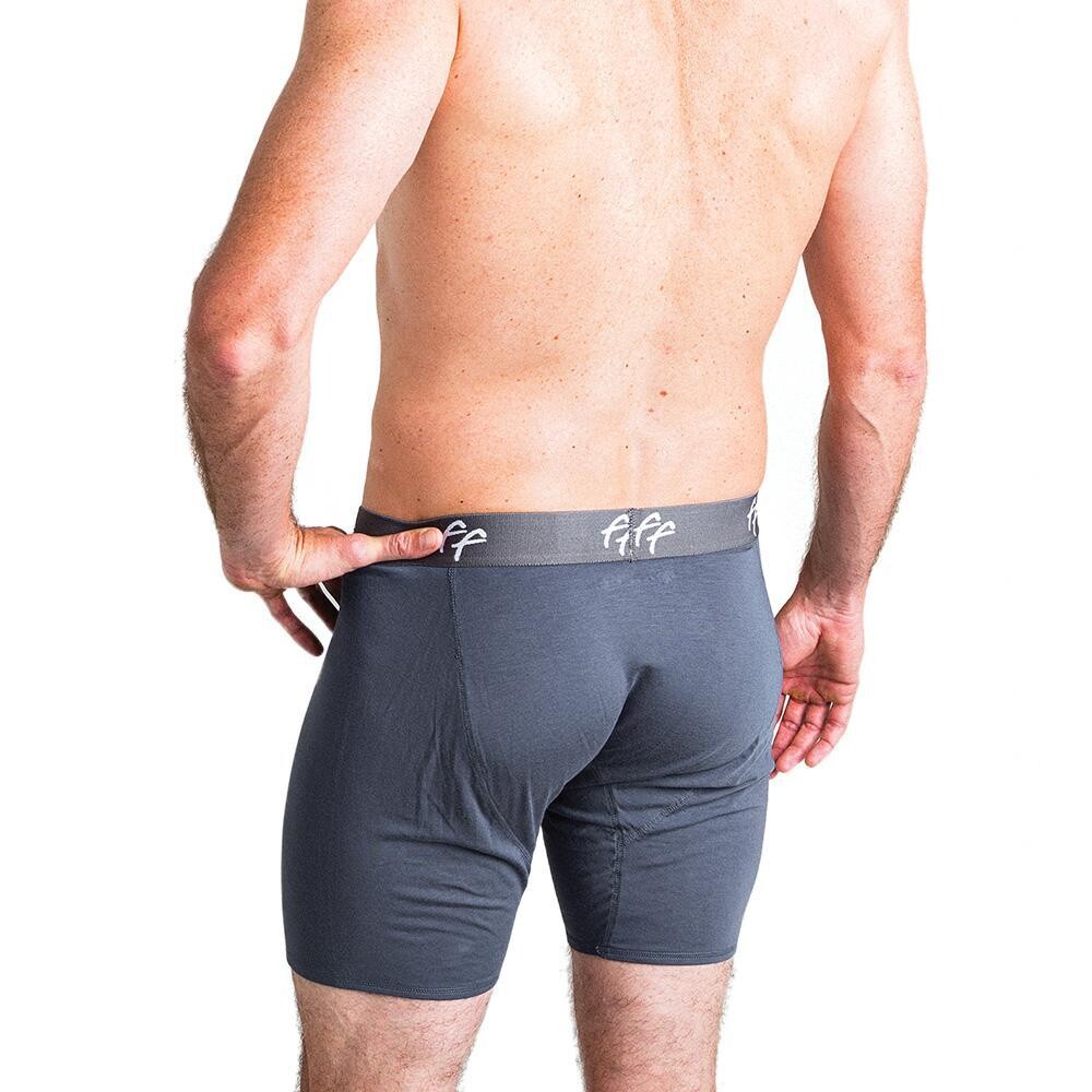 Free Fly M&#39;s Bamboo Comfort Boxer Brief Navy XXL