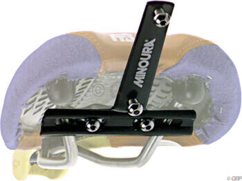 Minoura Rear Mount Saddle-Rail Bracket, for One Water Bottle Cage