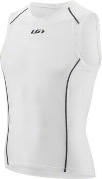 Garneau Supra Sleeveless Base Layer Top: White SM