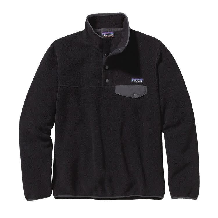 Patagonia W's Lightweight Synchilla Snap-T Pullover Black (BLK) S