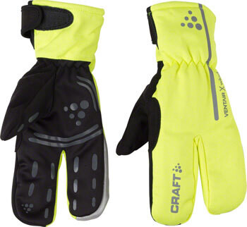 Craft Siberian  Split Finger Glove: Hi-Vis MD