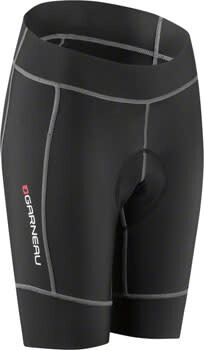 Garneau Request Promax Junior Girls Short: Black JR-LG