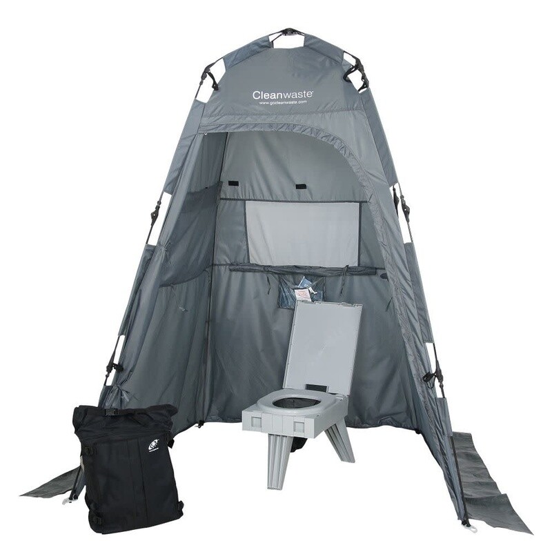 Cleanwaste Toilet System Kit with Shelter