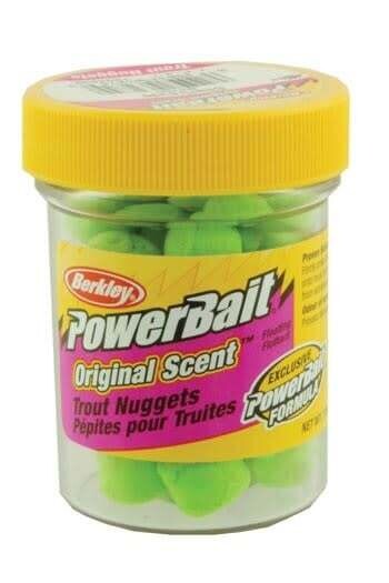 Berkley&#39;s Trout Nuggets Chartruse