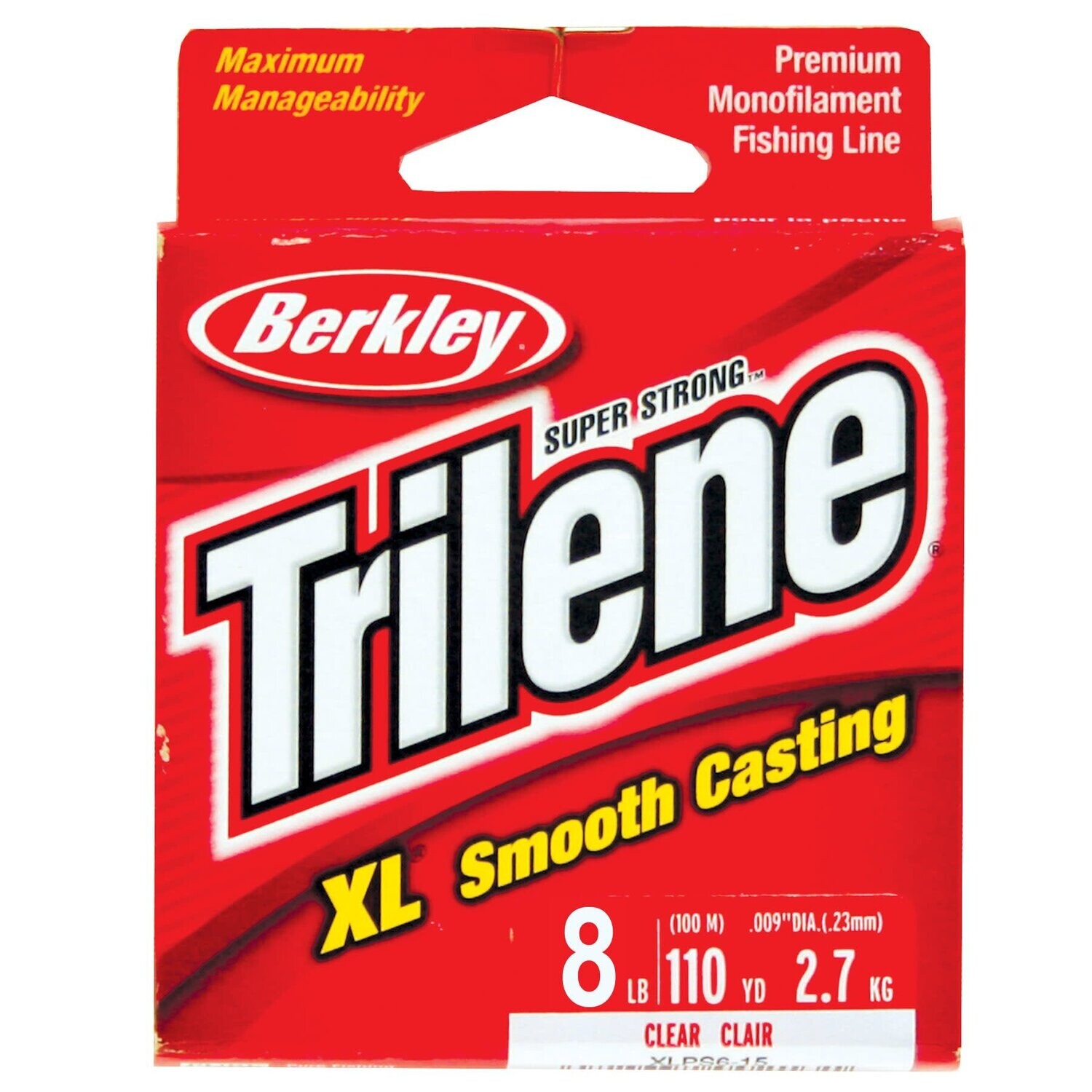 Trilene XL Clear Fishing Line 8 lbs.  110 yrds.