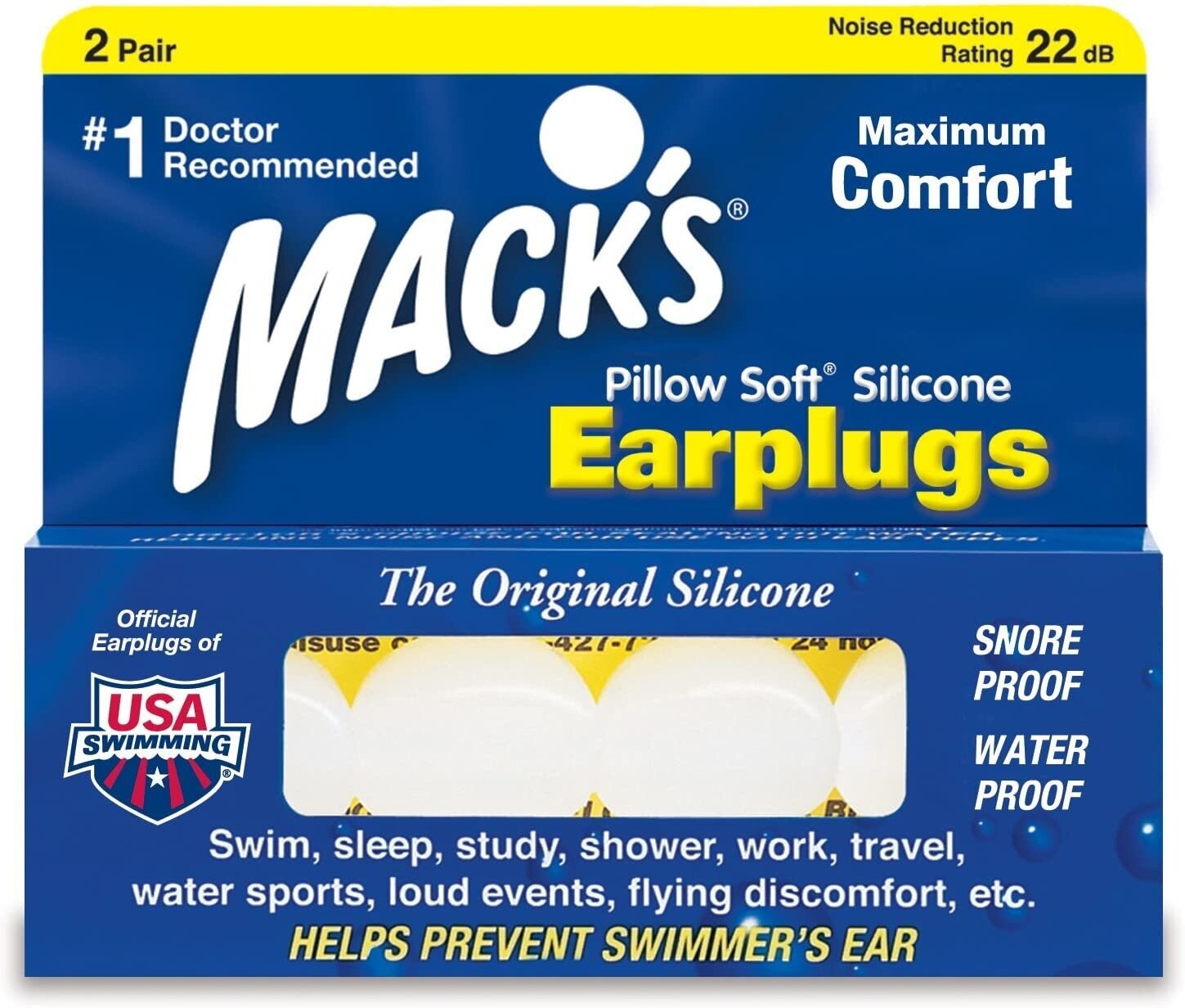 MACK&#39;S PILLOW SOFT EARPLUG 2PR
