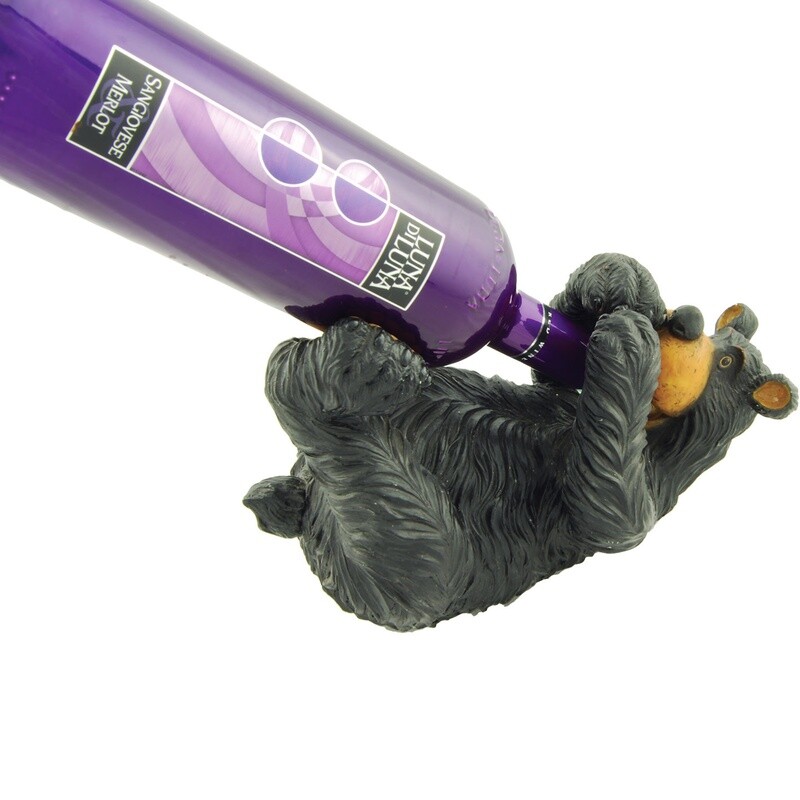 Willie Bear Guzzler Wine Holder