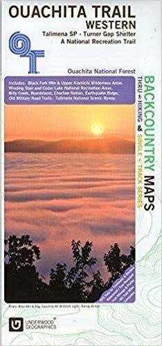 Ouachita Trail Map - West