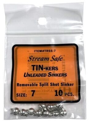 Split Shot Non-Leaded Sinkers #7 10 pc.