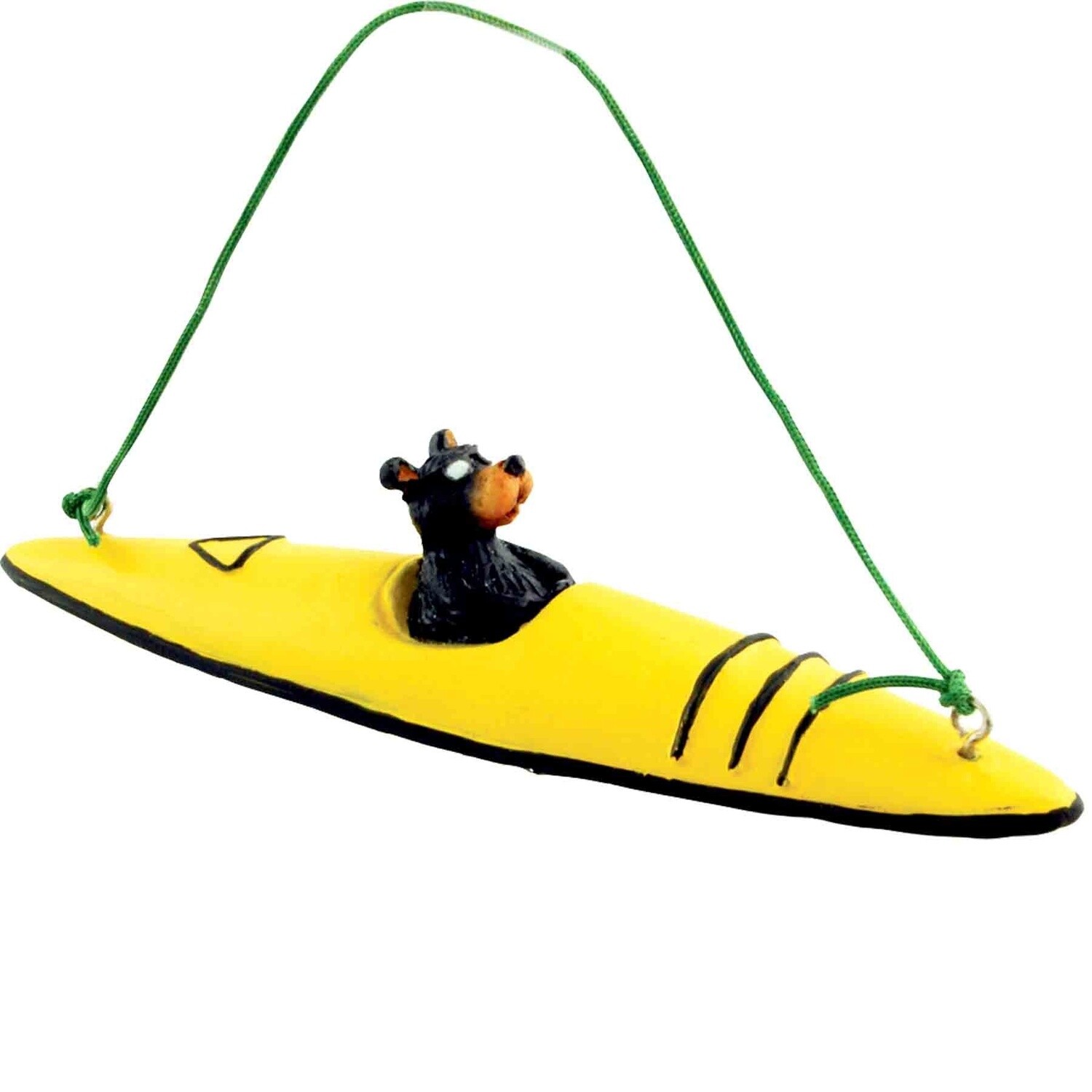 Willie Bear Kayaking Ornament 12/Box single