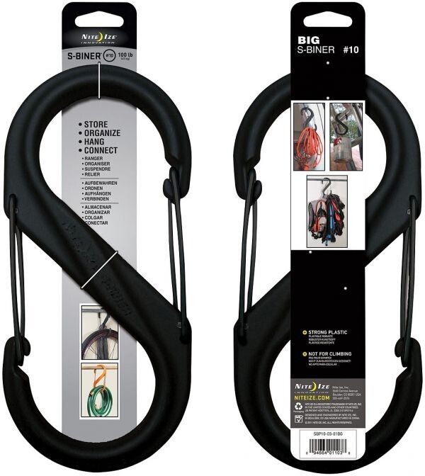 Plastic Dual S-Biner Carabiner #10