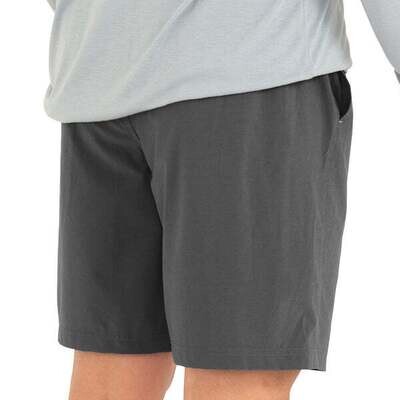 Free Fly M&#39;s Lined Breeze Shorts - 7 in. Graphite 2XL