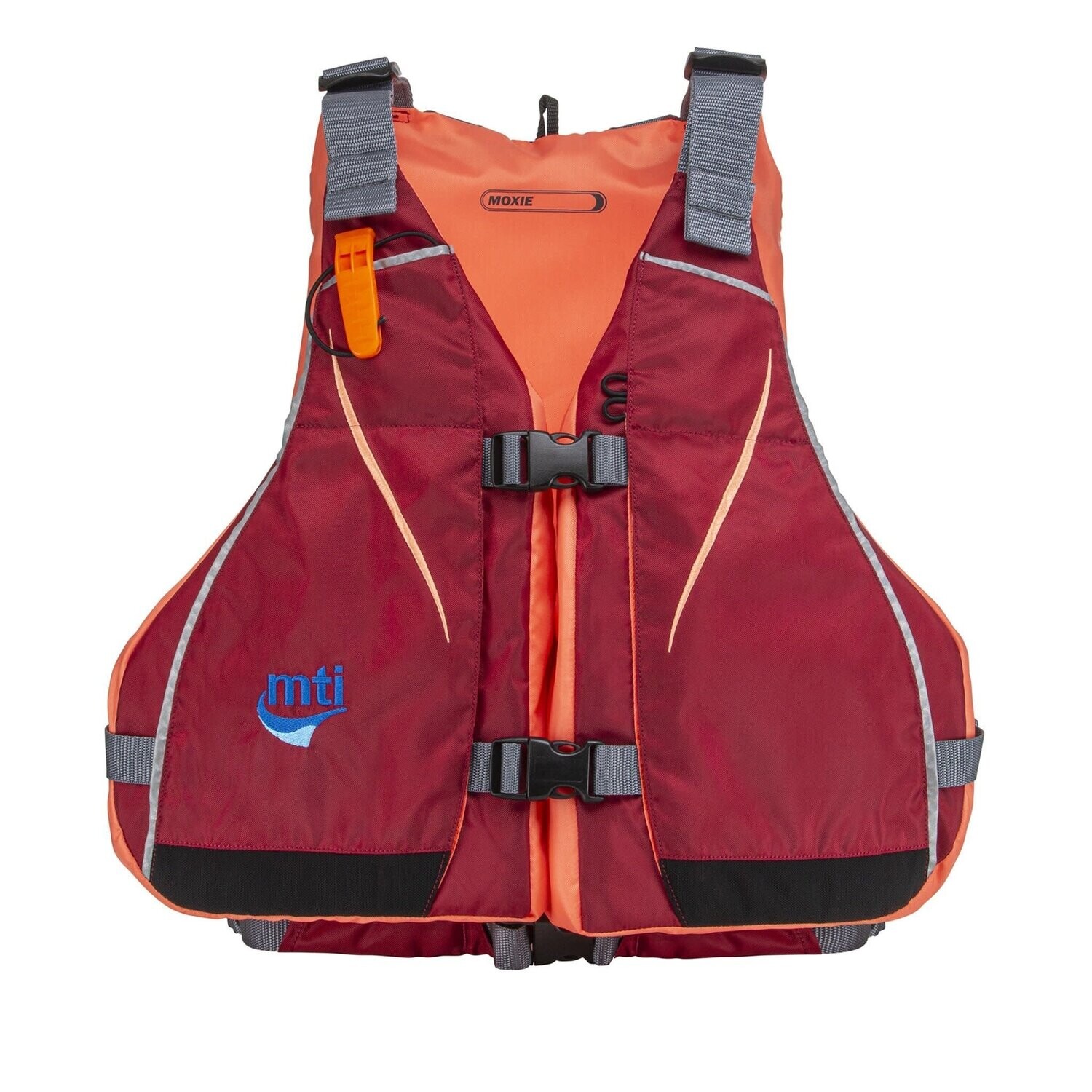 MTI PFD W&#39;s Moxie Merlot/Coral XS/S