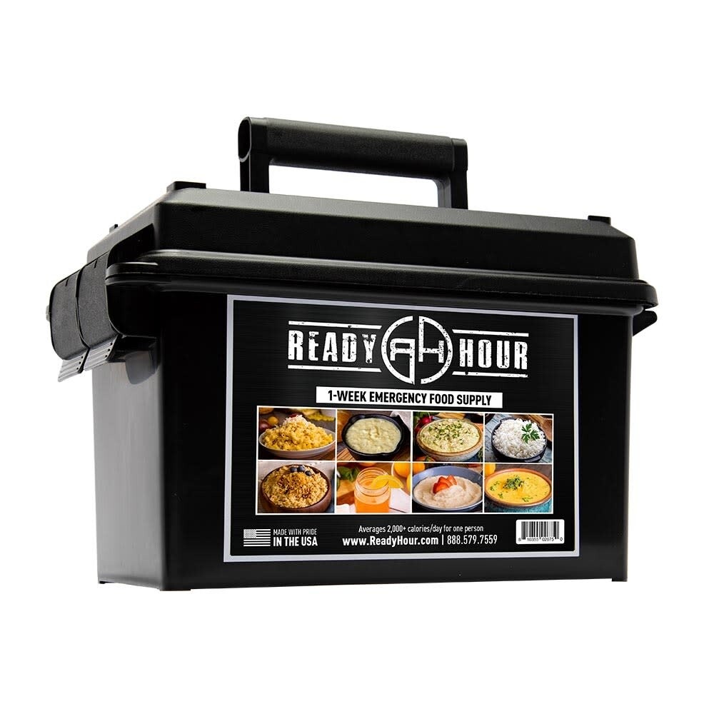 Ready Hour 1-Week Emergency Food Supply Ammo Can (2,000+ calories/day)