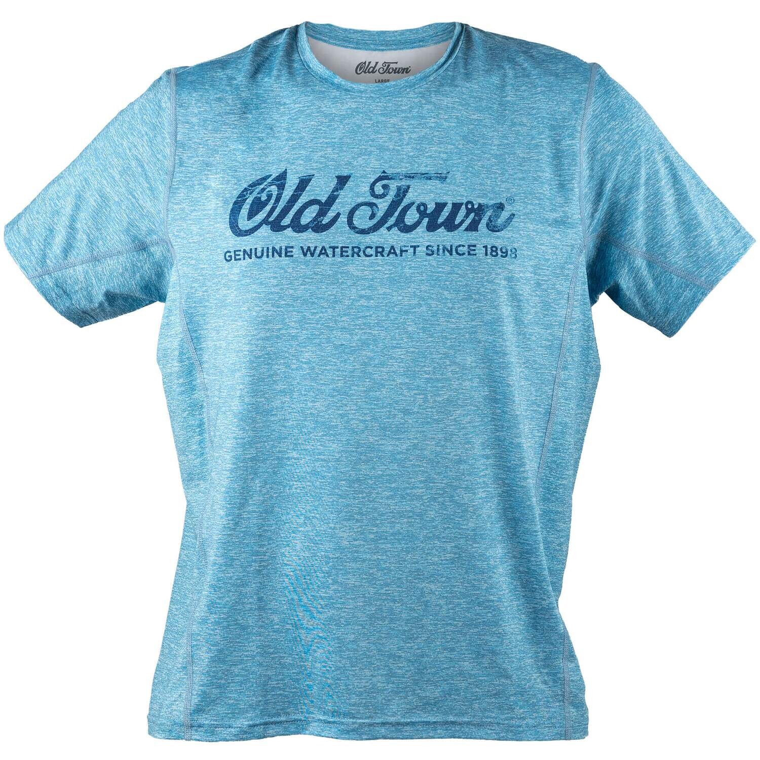 Old Town Genuine Badge Performance T-Shirt Blue (BLE) XL