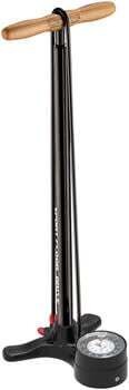 Lezyne Sport Floor Drive Floor Pump with 3.5&quot; Gauge, ABS Pro Head, Black