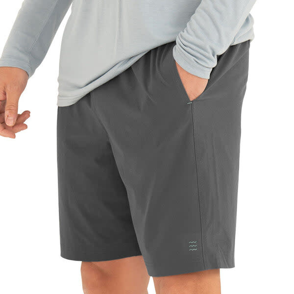 Free Fly M&#39;s Lined Breeze Shorts - 7 in. Graphite M