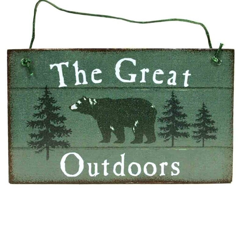 Outdoor Signs Ornament Asst. 12/Box single