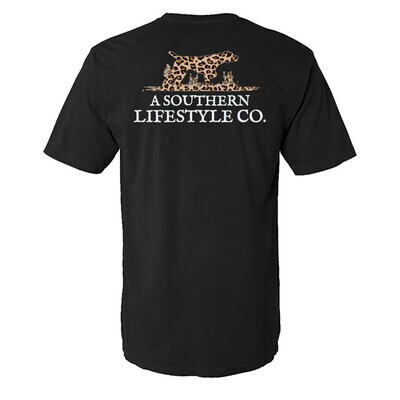 The Leopard Logo-SS Tee (Black) L