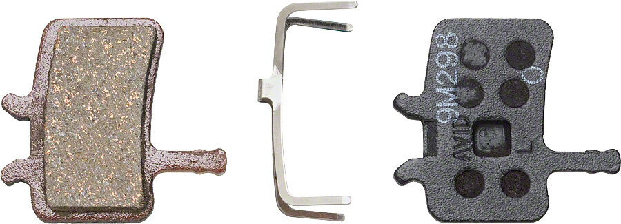 Avid Disc Brake Organic Pads -  Compound Steel Backed Quiet For Juicy &amp; BB7